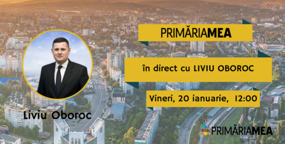 Primăria Mea în Direct: Live cu Liviu Oboroc, consilier CMC Image